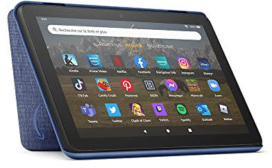 Hülle von Amazon für das Fire HD 8-Tablet (nur kompatibel mit Tablets der 12. Generation, 2022), blau