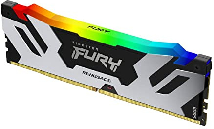 Kingston Fury Renegade DDR5 RGB 16GB 6000MT/s DDR5 CL32 DIMM Memoria Gaming per Computer Fissi Modulo Singolo - KF560C32RSA-16