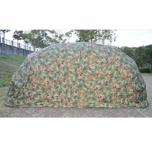 Vollautomatischer Ferngesteuerter Carport, einziehbarer und Faltbarer Outdoor-Carport, geeignet für Verschiedene Modelle, Tarnfarbe (5.5 * 2.5m)