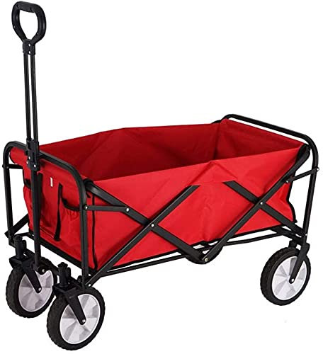 JFNHUTL Gartenwagen, Campingwagen für den Außenbereich, robuster, Faltbarer Gartenwagen, Wagen für den Garten