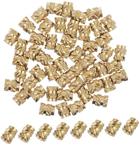 COSMEVIVI 50pezzi Inserti Filettati Per e Moldaggio Iniezione Resistenti Al Facili Installare Compatibili Tapered