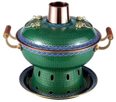Vintage Hot Pot Hotpot Kupfer Chafing Dishes Reines Kupfer Dicker Rinder-Hotpot Geeignet Für Familien-Hauspartys Shabu-Herd