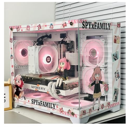 Boitier ATX Boîtier PC Gaming, Boîtier PC Gaming Moyen Tour M-ATX/ITX - Port USB 3.0 E/S en Façade - Panneau en Verre Trempé - Compatible avec Le Refroidissement par Eau Et par Air