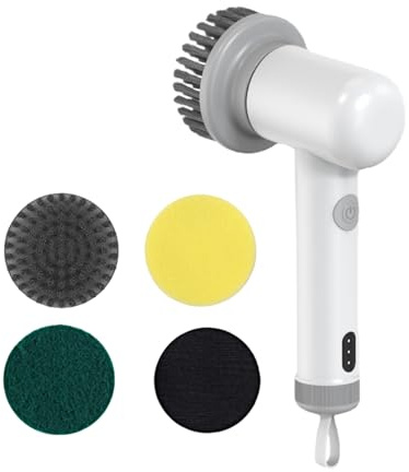 Electric Cleaning Brush | Power Scrubber Electric Cleaning Brush | Cordless Machine with Replaceable Heads for Housewife Scrubbing Shower Room Kitchen Bathroom