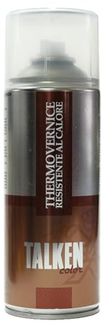 Generico TALKEN - SPRAY - THERMOVERNICE - ALLUMINIO - 400 ml - VERNICE RESISTENTE AL CALORE