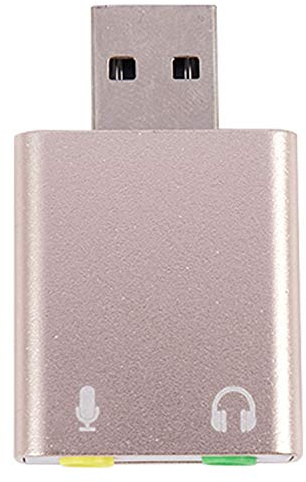 Damavat Usb Sound Card 7.1 External Usb To Jack 3.5Mm Headphone Adapter Stereo Audio Mic Sound Card For Pc Computer Laptop