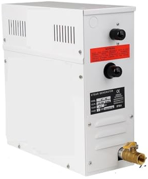 Stufa per sauna, Generatore di vapore for sauna domestica e commerciale da 4,5 kW, caldaia for bagno turco, digitale con luce, 220/380 V per casa, hotel, spa(380V)