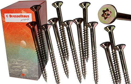 Torx Spanplattenschrauben 6,0 x 160 mm, Dresselhaus JD79, I-Stern, 100 Stk/Paket