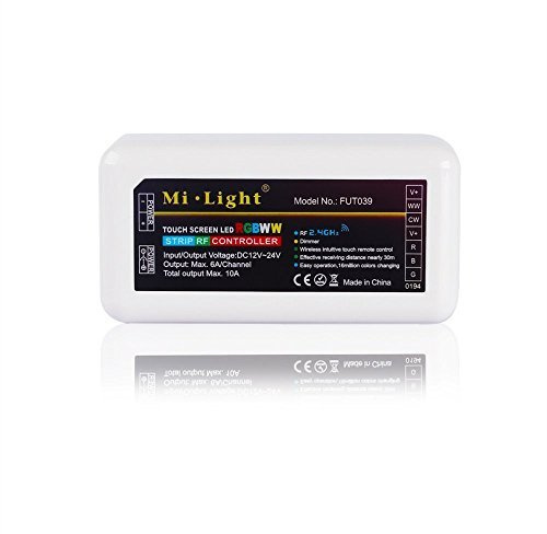LIGHTEU®, RGB + CCT (RGBWW) Steuerpult-drahtloses WiFi Steuerbaustein-LED-Steuerpult Wlan 2.4G RGB Steuerpult für (RGBW CCT) LED-Lichtstreifen streichen die Dachfenster, die Helligkeitsfarbe justieren