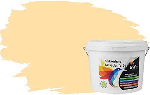 RyFo Colors Silikonharz Fassadenfarbe Lotuseffekt Trend Marshmallow 3l
