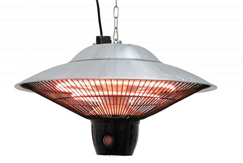 Jet-Line® | Elektrische Terrassen-Decken-Lampe Atlas | Deckenheizstrahler | Heizstrahler | Terrassenstrahler | Infrarot | Leistung bis 1500 W | Fernbedienung | LED Lampe