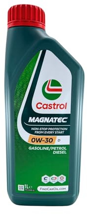 Huiles moteur 0w30 voiture essence diesel lubrifiant Castrol Magnatec Stop Start 0w30 D avec porte-clés tire-bouchon 6x1lt