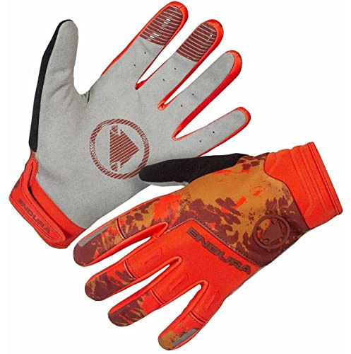Endura MTB-Handschuhe SingleTrack Windproof Orange Gr. XL