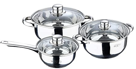 San Ignacio SET 6PC BATERIA DE COCINA ACERO INOXIDABLE