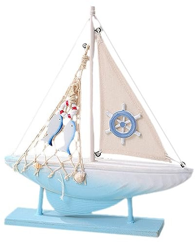 ifundom Mediterranes Segelboot Ornament Aus Rustikale Tischdekoration Für Zuhause Bars Und Restaurants Elegante Deko Für Besondere Anlässe