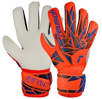Reusch Attrakt Solid Junior Keepers Guantes para niños para Diferentes Superficies de Juego