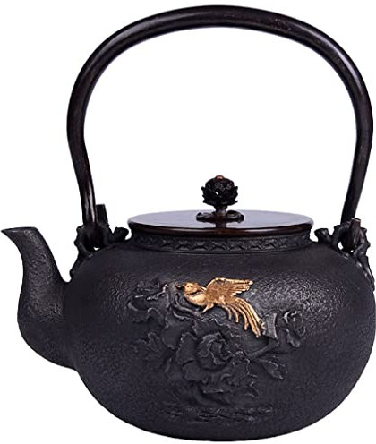 ASHSDI Tetera Marroqui Tetera de 1200 ml, Tetera de Estilo japonés, Tetera, Tetera hirviendo, Tetera Tetera Turca