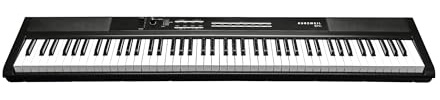 Kurzweil KaS1, Digitales Piano, 88 Tasten Hammermechanik, 128-stimmige Polyphonie, schwarz