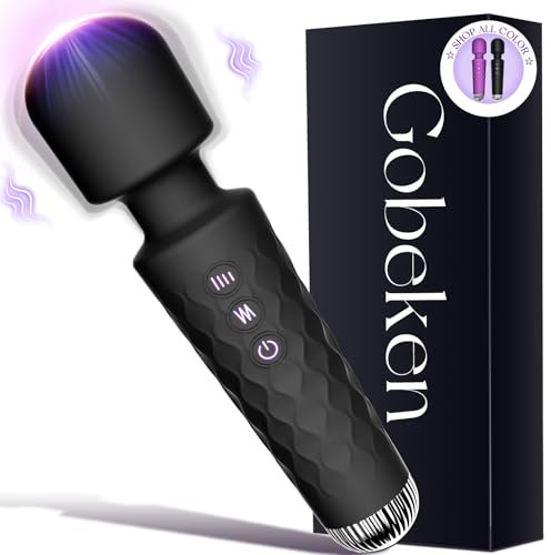 Gobeken Vibrator Vibration für frauen, Dildo APP-Steuerung, Sex Spielzeug für die Frau Paare Männer 10 Intensitäten, Vibratorensets für frauen 20 Frequenzen Sex Toys schwarz Fingerüberzieher