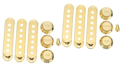 HEMOTON 14 Stk Pickup-Kappe Abdeckung des Lautstärkereglers Brückenabdeckungen für Gitarren Gitarren-Pickup-en -Ersatzteile strapazierfähige Humbucker-en