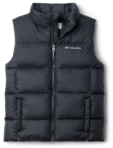 Columbia Puffect Vest, isolamento Thermarator, Protezione per il mento, Tasche di sicurezza, Polsini elasticizzati - Unisex per ragazzi