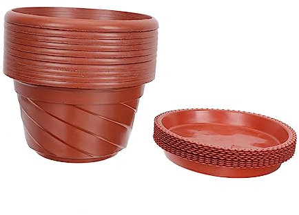 Yardwe 10sätze Blumentöpfe Aus Kunststoff Chlorophytum-töpfe Pflanzbehälter Für Garten Und Baumschule Atmungsaktiv Und Praktisch Für Setzlinge Und Kleine Pflanzen