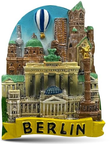 United1871 Berlin Souvenirs Magnet, 3D Magnet Berlin Kühlschrankmagnet