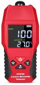 Handheld Carbon Monoxide Meter With High Precision Testing Meter Monitoring Detector G Sound Light Alarm With Wide Test Range