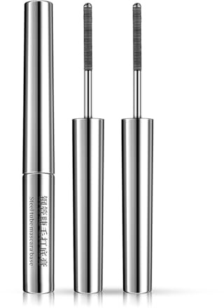 Iron Eye Mascara, Eyelash Pflegender Mascara, 3D Curling Eyelash Iron, Natürlich Wasserdicht Schwarz (2stück)