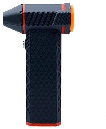FUANA Ventilador turbo de alta velocidad de 110000 RPM y aspiradora con diseño de doble cara para eliminación de polvo del teclado, arranque de fuego de barbacoa, negro y rojo