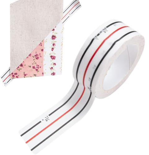 Sewing Basting Tape - Quilting Sewing Tape Wash Away Taape - Environmental Friendly Convenient Seewing Basting Tapes Diagonal Seam Tapes Seam Guide For Seewing
