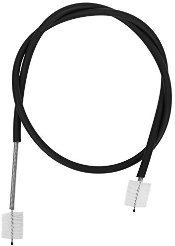 Aramox 2-teilige Messing-Reinigungsbürste, Weiches Gummi-Waldhorn-Seilbürsten-Set, Nylon-Instrumentenwerkzeug-Pflegezubehör für die Instrumentenwartung