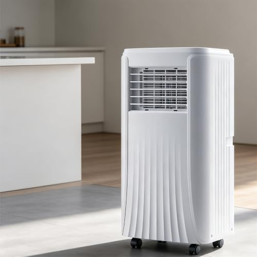 GYQSSD Climatiseur Mobile 12000BTU | Ventilateur Rafraîchissant Et Déshumidificateur Avec Minuterie 24h, 2 Vitesses De Ventilation, Couvre Jusqu'à 20M²