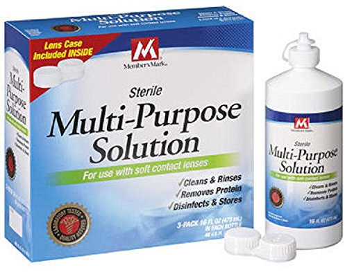 Member's Mark Multi-purpose Sterile Solution for Any Soft Contact Lens, 16-Ounce