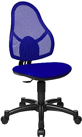 Topstar Open Art Junior, Bürostuhl, Schreibtischstuhl für Kinder und Jugendliche, Bezugsstoff, royal blau
