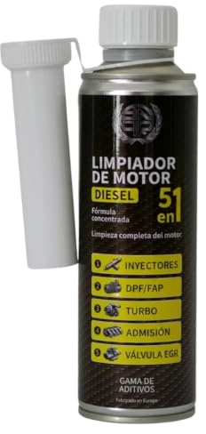 SNQR Décrassant Moteur Diesel 5en1 375mL Ultra concentré | Nettoyage Complet Injecteur, Turbo, FAP, EGR | Additif Diesel Décalaminant Moteur | Facilite Le CT | Utilisation Facile Résultat immédiat