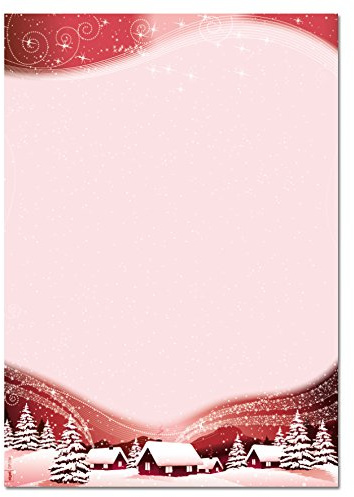 SIGEL DP036 Briefpapier Weihnachten, Silent Night, A4, 100 Blatt
