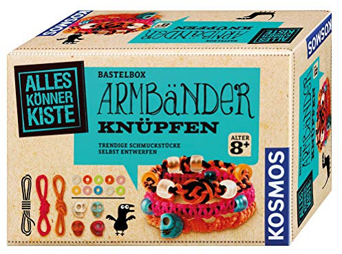 Kosmos 604158 - AllesKönnerKiste Armbänder knüpfen, freundschaftsarmband selber machen, freundschaftsbänder, DIY-Bastelset für Mädchen ab 8 Jahren