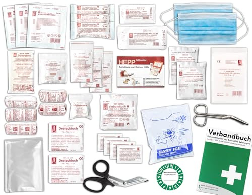 Komplett-Füllung Erste-Hilfe nach aktueller DIN/EN 13 157 für Betriebe mit Verbandbuch