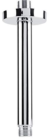 Nikou Bras de Douche, Support Mural en Acier Inoxydable pour Tuyau de Douche, Dessus Rond, pour Tête de Douche au Plafond pour Salle de Bain (Taille : 15cm)