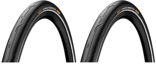 2X Continental Contact Urban E-50 Draht Reflex 27,5 42-584mm Reifen + Flicken