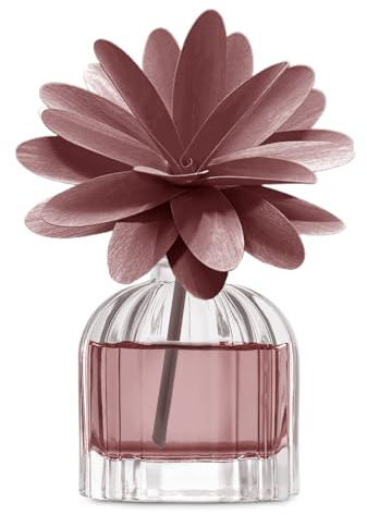 MUHA' - Profumatore Flower Diffuser, Melograno, 60 ml | Diffusore Ambiente con Fiore in Legno di Betulla