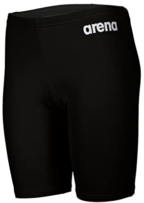 Arena Solid Team Junior Bañador para Niños, Bañador Jammer de Secado Rápido, Tejido MaxLife Eco, Resistente al Cloro y Protección UV 50