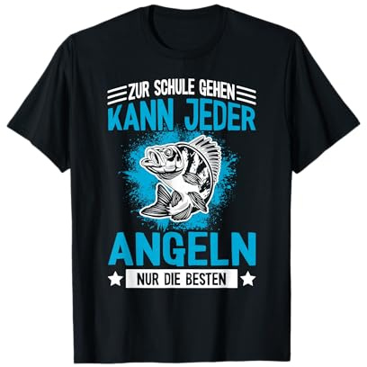 Lustiger Jungen Angeln Spruch - Fischer & Angler Kinder T-Shirt