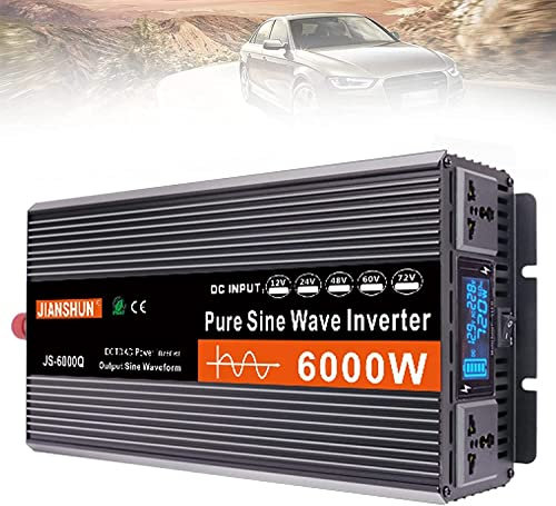 Inverter onda sinusoidale pura Convertitore Di Tensione Automatico 3000W 4000W 5000W 6000W Convertitore Di Tensione DC 12V 24V 48V 60V A CA 220V 230V 240V Convertitore Di Inverter Trasformatore Con Pr