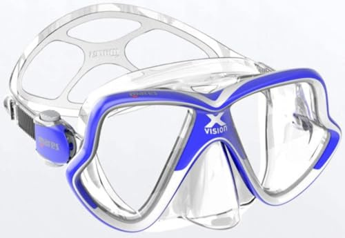 Mares X-Vision Mid 2.0 Blue White Clear BXBLWCL Maske