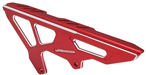 JFG RACING Dirt Bike kedjeskyddsöverdrag, motorcykel kedjeskydd kedjeskyddskedja skydd CNC för Sur Ron Light Bee S/X Segway X260/X160 elektrisk cykel-röd