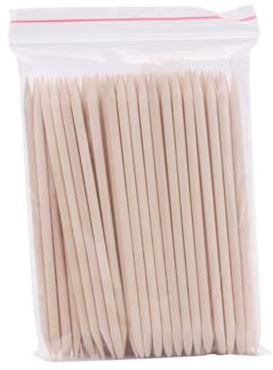 Lot De 500 Bâtonnets À En Bois Lisse Pour Manucure Pédicure Épilation Des Sourcils Et Des Poils