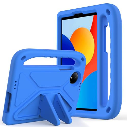 per Xiaomi Redmi Pad SE 8.7 pollici 4G 2024 Custodia per bambini, leggera EVA Kid Friendly Custodia protettiva antiurto, Maniglia Stand Heavy Duty Tablet Cover