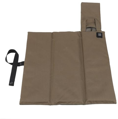 Cuscino del Sedile Riscaldato Piegato Portatile, Cuscino del Sedile Riscaldato in Poliestere Caldo e Confortevole per Interni Ed Esterni Design Unico Tripla Piega per il (OD Verde)